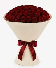 Букет 101 Бордовая роза Блэк Бакарра в Эртиле