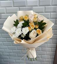 Букет цветов из:  Розы и Хризантемы в Эртиле