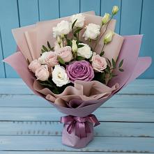 Букет цветов из:  Розы и Лизиантусы в Эртиле