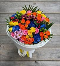 Букет цветов из:  Розы и Хризантемы в Эртиле