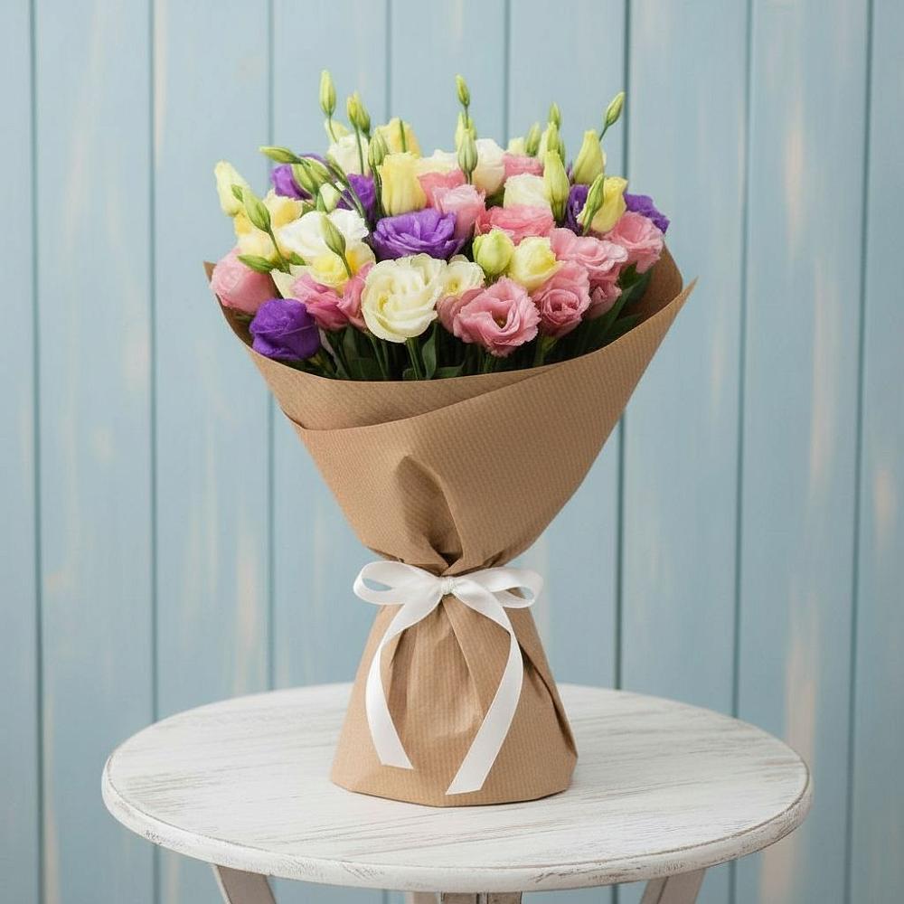 Букет цветов из: Лизиантусы в Эртиле