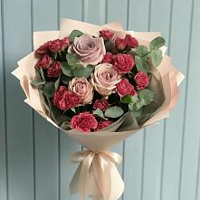 Букет цветов из:  Гвоздики и Розы в Эртиле