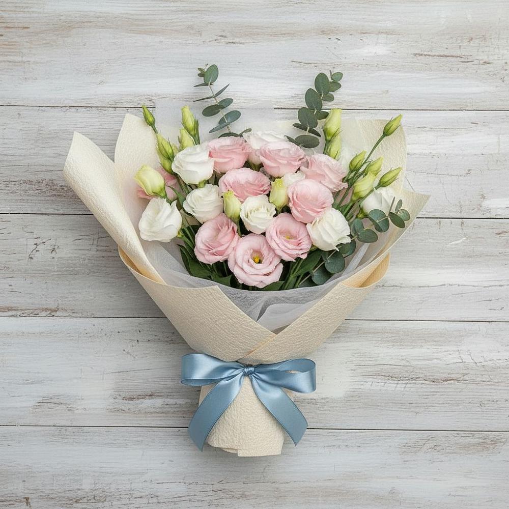 Букет цветов из: Лизиантусы в Эртиле